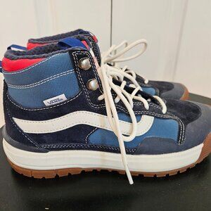 Vans Ultra Range High Top Sneakers Size W 8.5 Color Blue